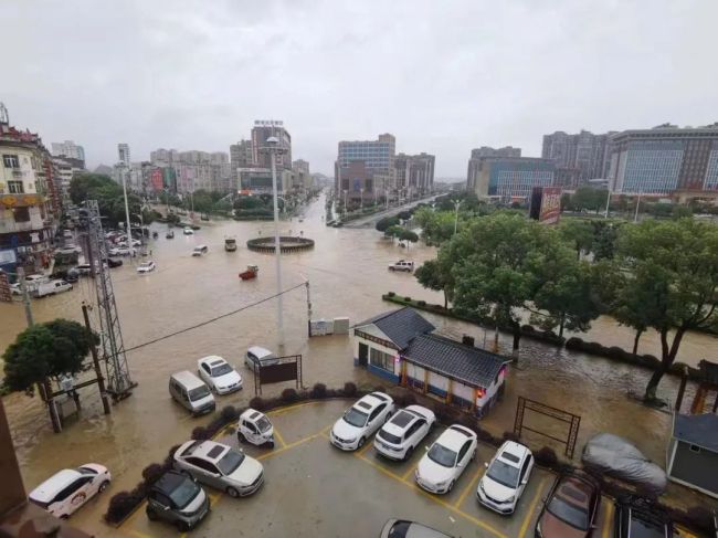 暴雨后的富川縣。譚山泉 攝（修圖）.jpg